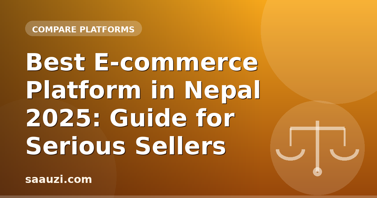 Best E-commerce Platform in Nepal 2025: Guide for Serious Sellers