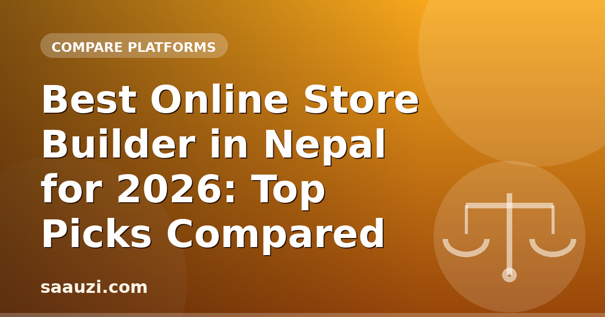 Best Online Store Builder in Nepal for 2026: Top Picks Compared