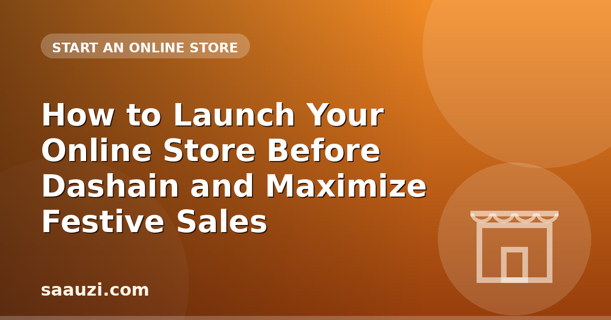 How to Launch Your Online Store Before Dashain and Maximize Festive Sales