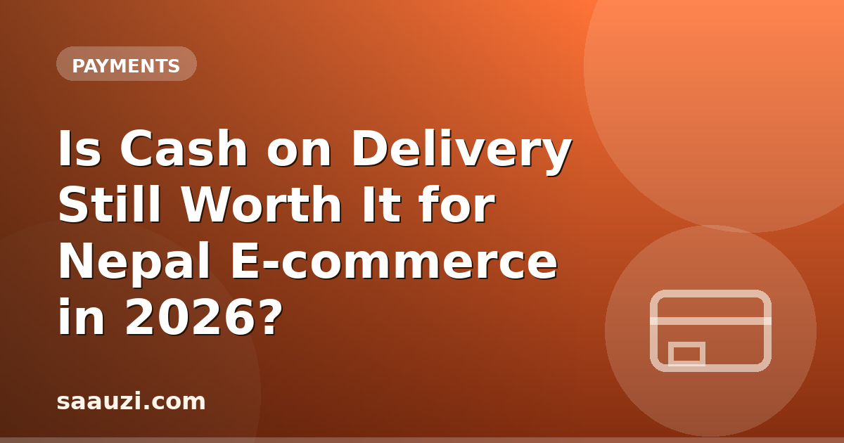 Is Cash on Delivery Still Worth It for Nepal E-commerce in 2026?