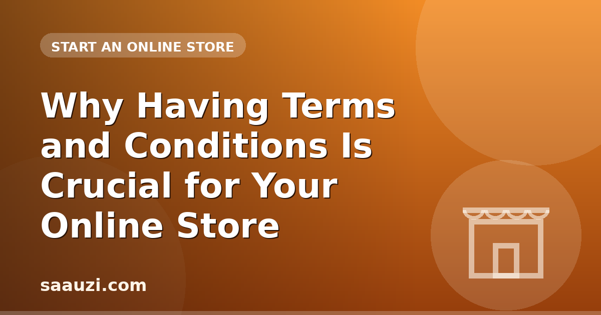 Why Having Terms and Conditions Is Crucial for Your Online Store